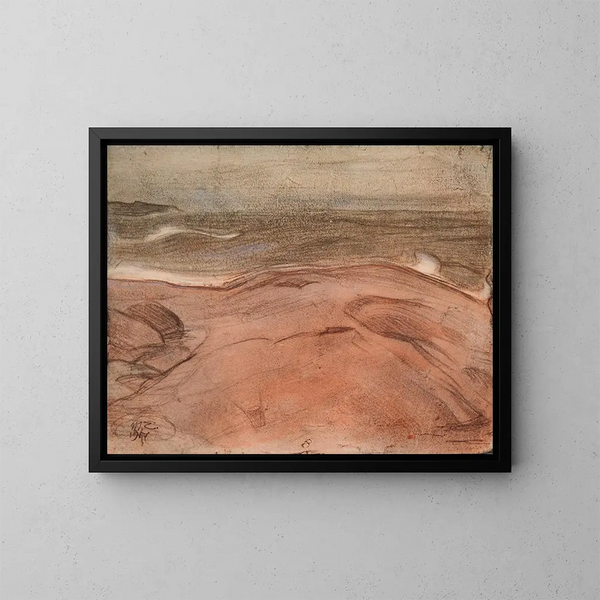 Vue sur la mer - Magnus Enckell — indrammet kunstværk på væggen