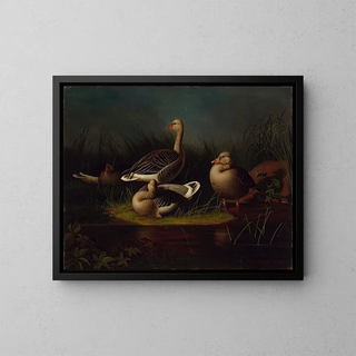 Magnus Von Wright - Greylag Geese Copy After Ferdinand Von Wright.webp