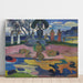Reproduktion af maleriet Mahana no atua, Jour du seigneur - Paul Gauguin
