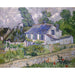 Reproduktion af maleriet Maison à Auvers - Vincent van Gogh
