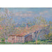 Reproduktion af maleriet af huset i haven i Antibes - Claude Monet