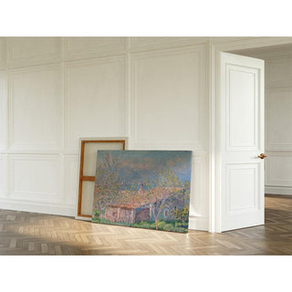 Maison du jardinier à Antibes - Claude Monet | Reproduction Tableau Décoration murale affiche copie