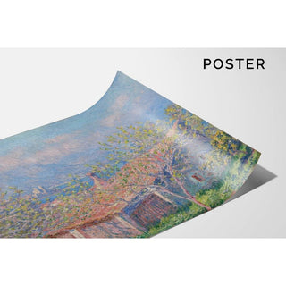 Maison du jardinier à Antibes - Claude Monet | Reproduction Tableau Décoration murale affiche copie