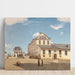 Reproduktion af maleriet af Monsieur Henrys hus og fabrik - Jean-Baptiste-Camille Corot