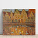 Reproduktion af maleriet Huse i Brugge - Henri Le Sidaner