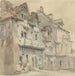 Maisons à Dieppe - David Roberts — visning af kunstværket