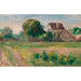 Reproduktion af maleriet Huse i Essoyes - Pierre-Auguste Renoir