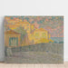 Reproduktion af maleriet "Maisons au Soleil, Villefranche-sur-Mer" - Henri Le Sidaner