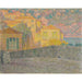 Reproduktion af maleriet "Maisons au Soleil, Villefranche-sur-Mer" - Henri Le Sidaner