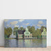 Reproduktion af maleriet "Huse ved Zaan-floden" - Claude Monet
