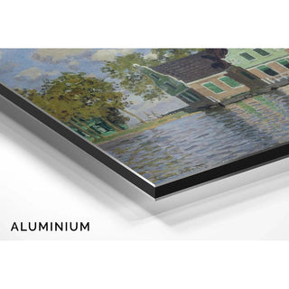 Maisons au bord de la rivière Zaan - Claude Monet | Reproduction Tableau Décoration murale affiche copie