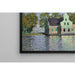 Reproduktion af maleriet "Huse ved Zaan-floden" - Claude Monet