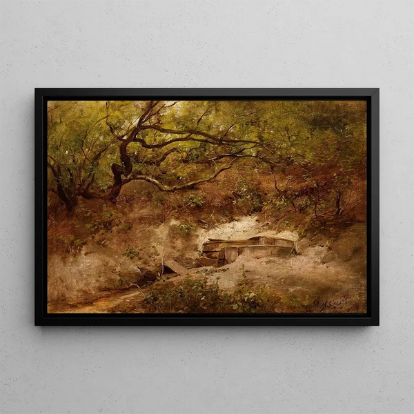 Maksymilian Gierymski - An Apple Tree at a Stream.webp