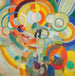 Mange de cochons - Robert Delaunay — visning af kunstværket