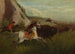 Jagt på bison - Manière af Charles Ferdinand Wimar — visning af kunstværket