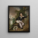 Portrait af Matthieu Huizinga Messchert - Manuel Joachim de França — indrammet kunstværk på væggen