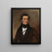 Salomon White Roberts - Manuel Joachim de França — indrammet kunstværk på væggen