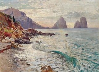 Les Faraglioni de Capri - Manuel Wielandt — visning af kunstværket