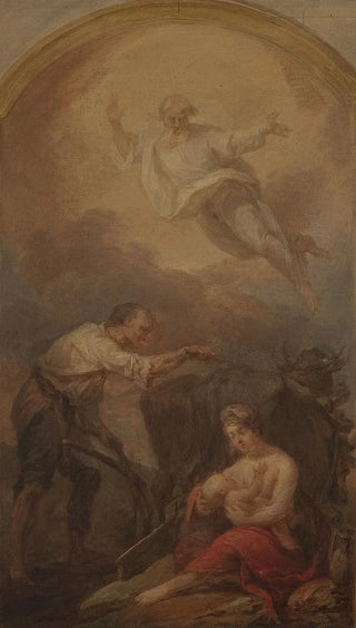 Marcello Bacciarelli - Saint Isidore ploughing sketch.webp