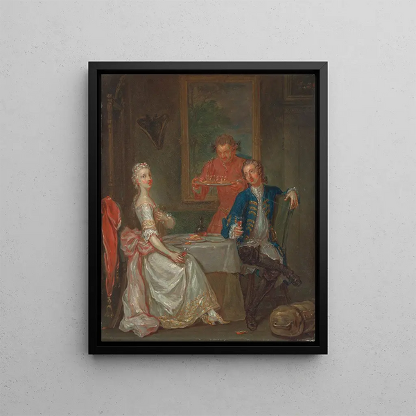 Marcellus Laroon the Younger - A Dinner Conversation.webp