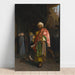 Reproduktion af maleriet af det mobile marked i Kairo - Jean-Léon Gérôme