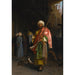 Reproduktion af maleriet af det mobile marked i Kairo - Jean-Léon Gérôme