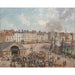 Reproduktion af maleriet Markedet for fisk - Camille Pissarro