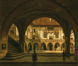 Marcin Zaleski - Courtyard of the Jagiellonian Library.webp