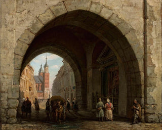 Marcin Zaleski - St Florians Gate in Krakw.webp