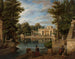 Vue du palais de Łazienki en été - Marcin Zaleski — visning af kunstværket