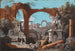 Et caprice de ruines romaines - Marco Ricci — visning af kunstværket