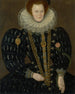 En kvinde kaldet Lady Elizabeth Knightley - Marcus Gheeraerts den Yngre — visning af kunstværket