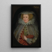 Catherine Killigrew Lady Jermyn - Marcus Gheeraerts den Yngre — indrammet kunstværk på væggen