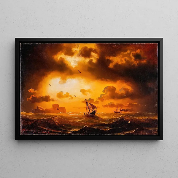 Marcus Larson - Sunset at Sea.webp