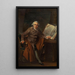 Portrait antaget af Jean-Jacques Lagrenée kaldet Portrait af en mand i en krydsjakke - Marguerite Gérard — indrammet kunstværk på væggen
