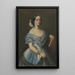 Julie Julia Mathilda Berwald ægtefælle Kerhielm af Margrethelund 1822-1877 operasangerinde - Maria Röhl — visning af kunstværket