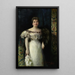 Portrait de Mme WR - Maria Wasilkowska-Nostitz — indrammet kunstværk på væggen