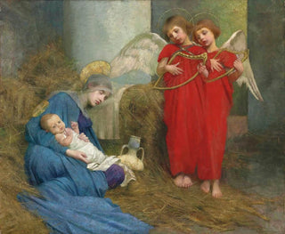 Marianne Stokes - Angels Entertaining the Holy Child.webp