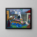 Les blanchisseuses - Marianne von Werefkin — indrammet kunstværk på væggen