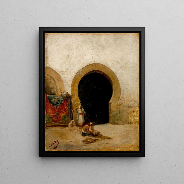 Mariano Fortuny Marsal - At the Gate of the Seraglio.webp