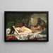 L'Odalisque - Mariano Fortuny Marsal — indrammet kunstværk på væggen