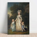 Reproduktion af maleriet Marie Antoinette og hendes børn ved Trianon af Adolf Ulrik Wertmüller