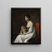 Madame Philippe Panon Desbassayns de Richemont Jeanne Églé Mourgue og hendes søn Eugène - Marie-Guillemine Benoist — indrammet kunstværk på væggen