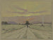 Chemin au soleil couchant - Marie-Joseph Léon Clavel Iwill — visning af kunstværket