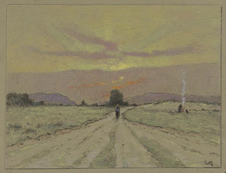 MarieJosephLeon Clavel Iwill - Chemin au soleil couchant.webp