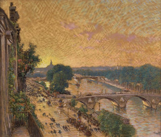 September 1914, mod Orsay stationen - Marie-Joseph Léon Clavel Iwill — visning af kunstværket