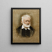Victor Hugo - Marie Besson — indrammet kunstværk på væggen