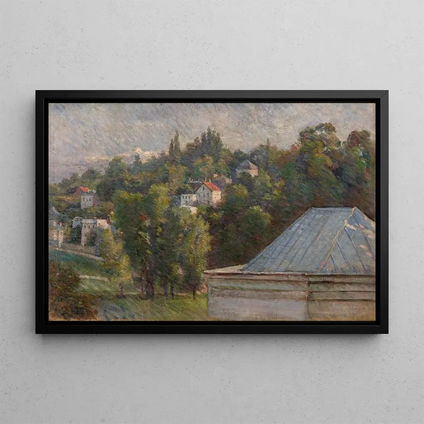 Vue de Sèvres - Marie Bracquemond — indrammet kunstværk på væggen