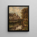 Manoir i Brabant - Marie Collart Henrotin — indrammet kunstværk på væggen