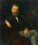 Portrait af ægtemanden Dr. Viktor Grossmann - Marie Dürr Grossmann — visning af kunstværket